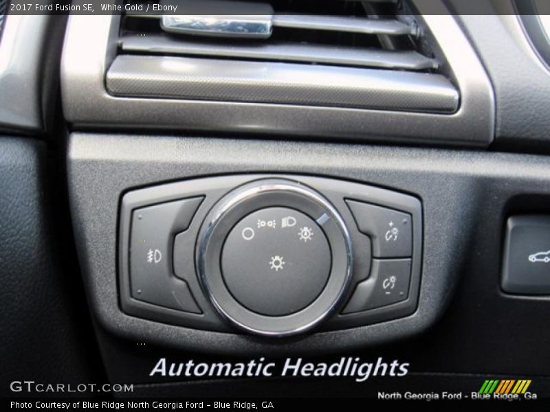 White Gold / Ebony 2017 Ford Fusion SE