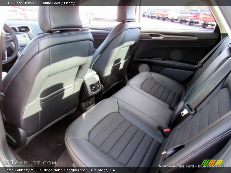 White Gold / Ebony 2017 Ford Fusion SE
