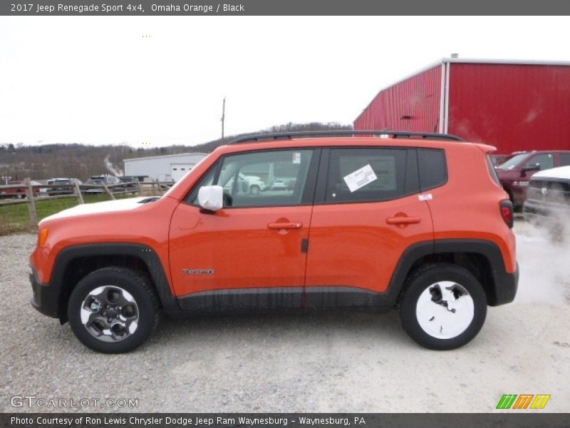 Omaha Orange / Black 2017 Jeep Renegade Sport 4x4