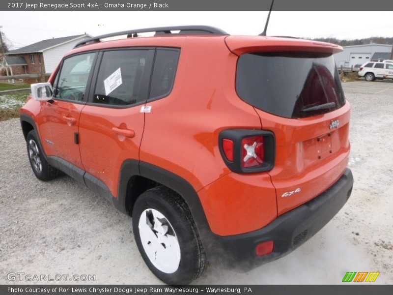 Omaha Orange / Black 2017 Jeep Renegade Sport 4x4