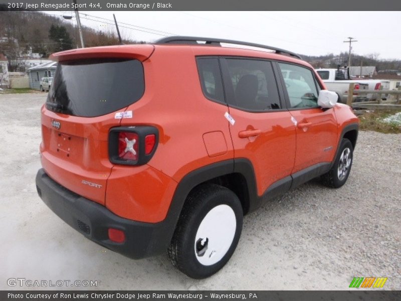 Omaha Orange / Black 2017 Jeep Renegade Sport 4x4