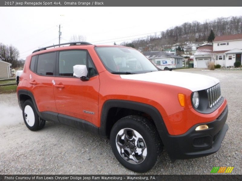 Omaha Orange / Black 2017 Jeep Renegade Sport 4x4