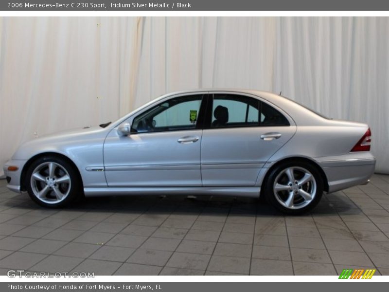 Iridium Silver Metallic / Black 2006 Mercedes-Benz C 230 Sport