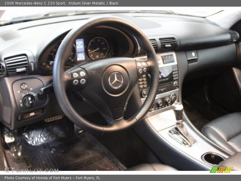 Iridium Silver Metallic / Black 2006 Mercedes-Benz C 230 Sport
