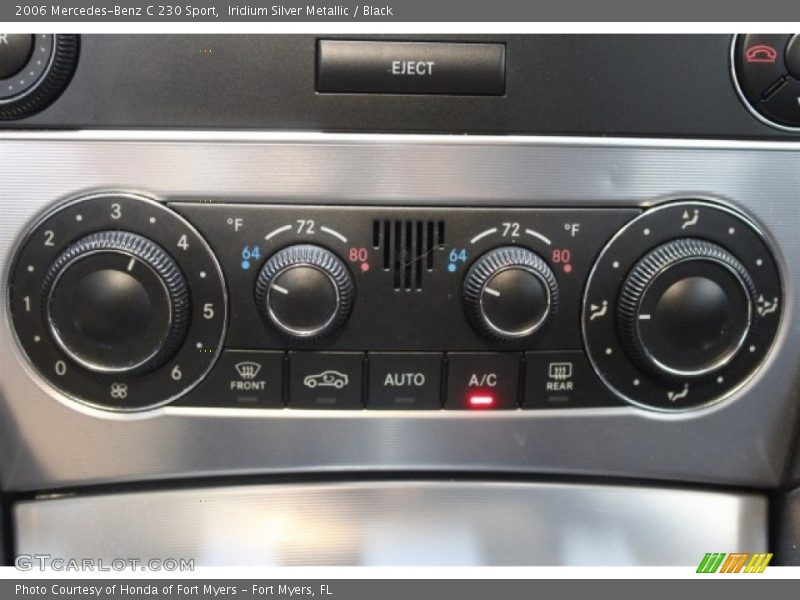 Iridium Silver Metallic / Black 2006 Mercedes-Benz C 230 Sport