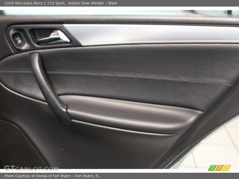 Iridium Silver Metallic / Black 2006 Mercedes-Benz C 230 Sport