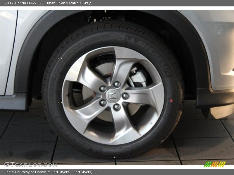 Lunar Silver Metallic / Gray 2017 Honda HR-V LX
