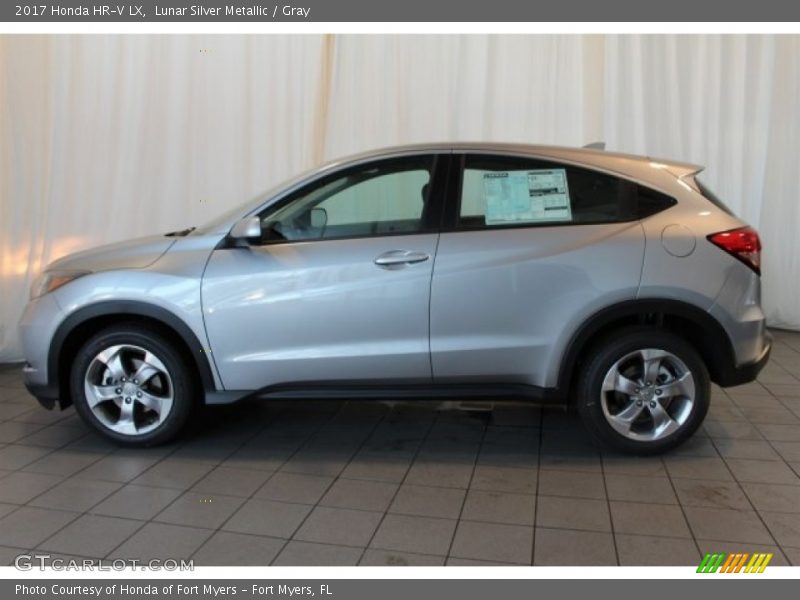 Lunar Silver Metallic / Gray 2017 Honda HR-V LX