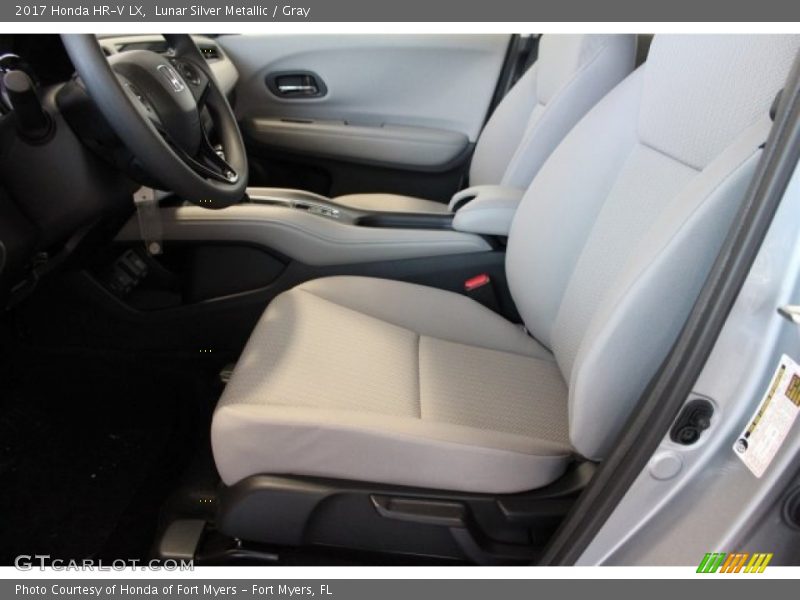 Lunar Silver Metallic / Gray 2017 Honda HR-V LX