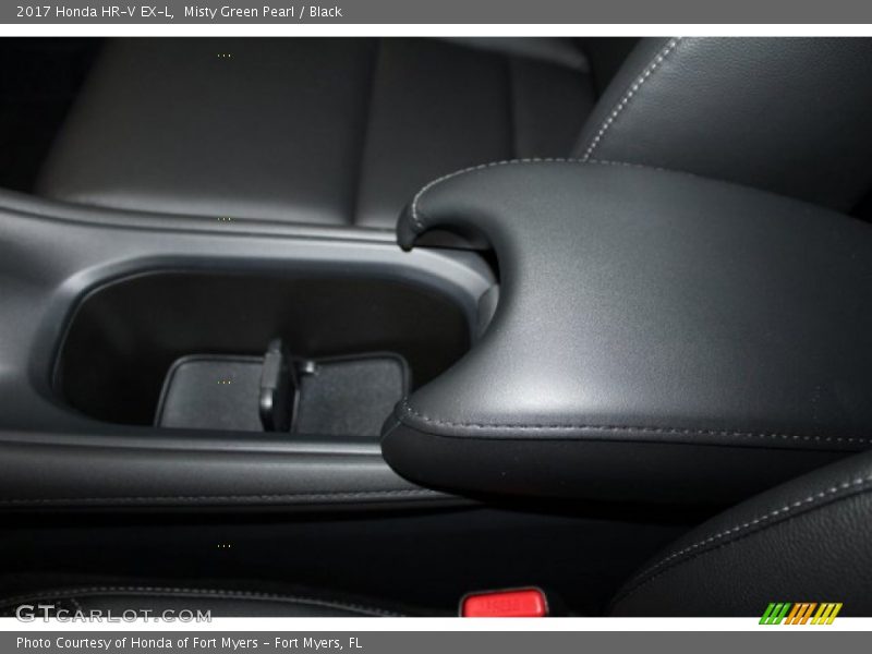 Misty Green Pearl / Black 2017 Honda HR-V EX-L