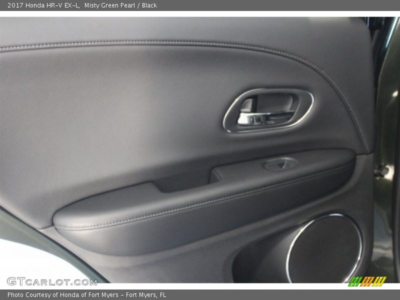 Misty Green Pearl / Black 2017 Honda HR-V EX-L