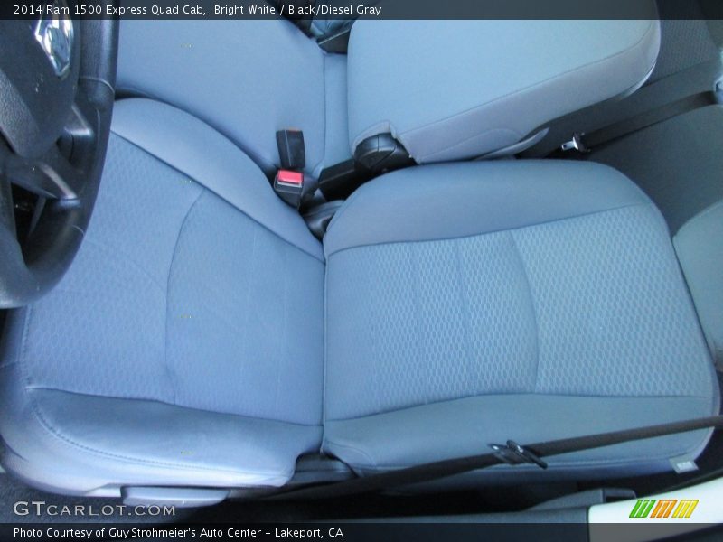Bright White / Black/Diesel Gray 2014 Ram 1500 Express Quad Cab