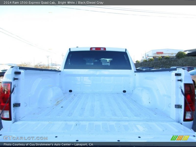 Bright White / Black/Diesel Gray 2014 Ram 1500 Express Quad Cab