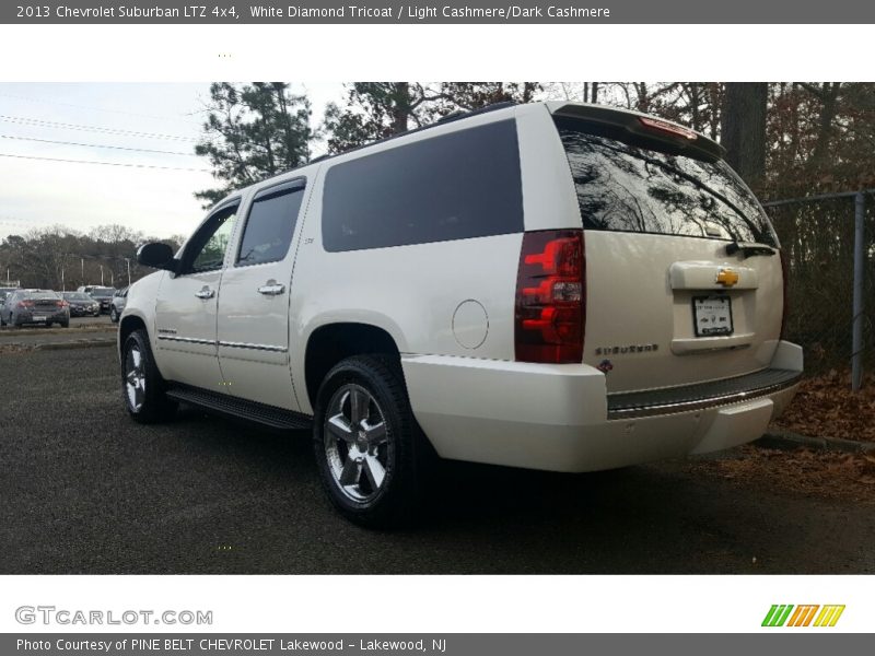 White Diamond Tricoat / Light Cashmere/Dark Cashmere 2013 Chevrolet Suburban LTZ 4x4