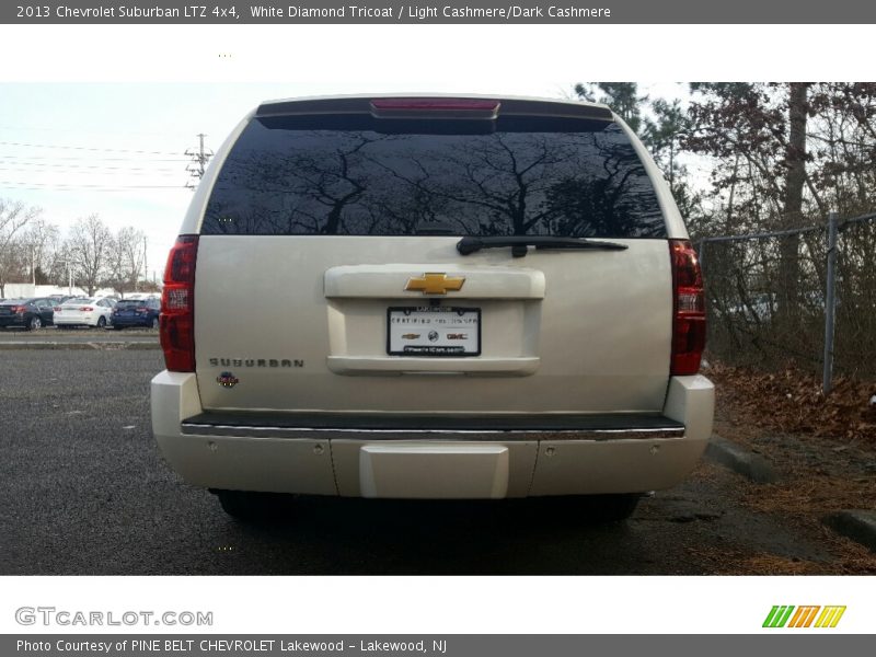 White Diamond Tricoat / Light Cashmere/Dark Cashmere 2013 Chevrolet Suburban LTZ 4x4