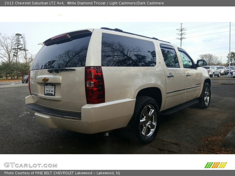 White Diamond Tricoat / Light Cashmere/Dark Cashmere 2013 Chevrolet Suburban LTZ 4x4