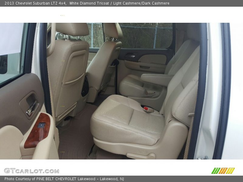White Diamond Tricoat / Light Cashmere/Dark Cashmere 2013 Chevrolet Suburban LTZ 4x4