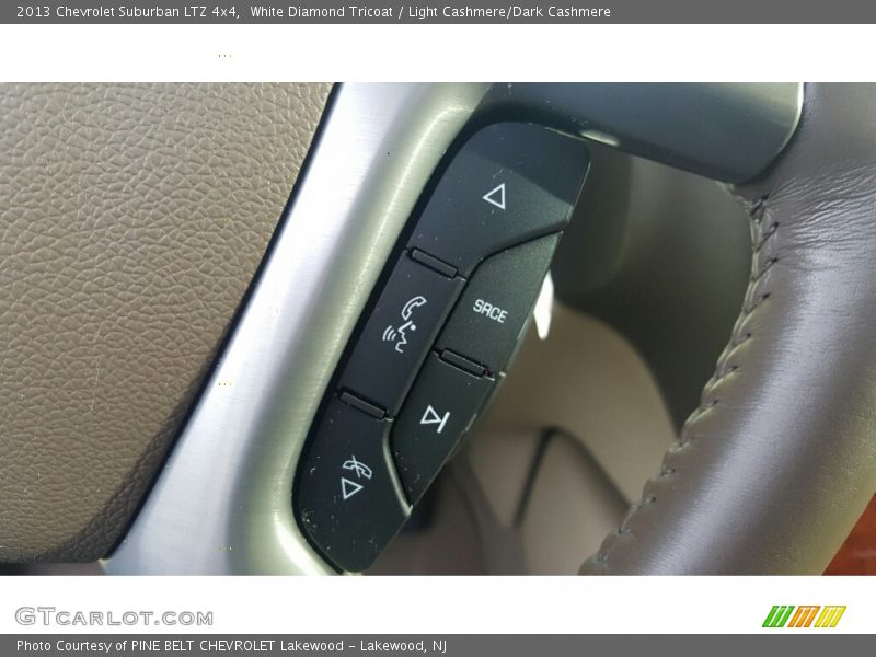 White Diamond Tricoat / Light Cashmere/Dark Cashmere 2013 Chevrolet Suburban LTZ 4x4