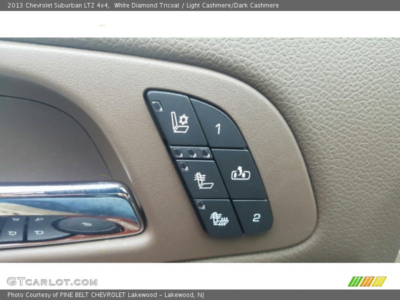 White Diamond Tricoat / Light Cashmere/Dark Cashmere 2013 Chevrolet Suburban LTZ 4x4