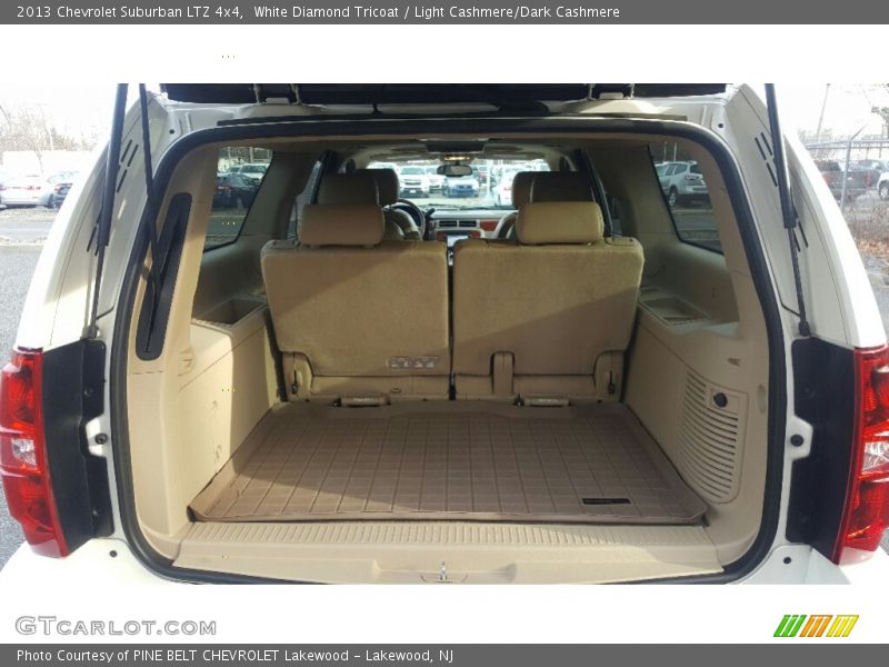 White Diamond Tricoat / Light Cashmere/Dark Cashmere 2013 Chevrolet Suburban LTZ 4x4