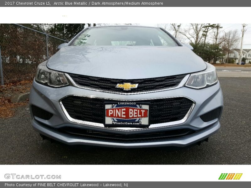 Arctic Blue Metallic / Dark Atmosphere/Medium Atmosphere 2017 Chevrolet Cruze LS