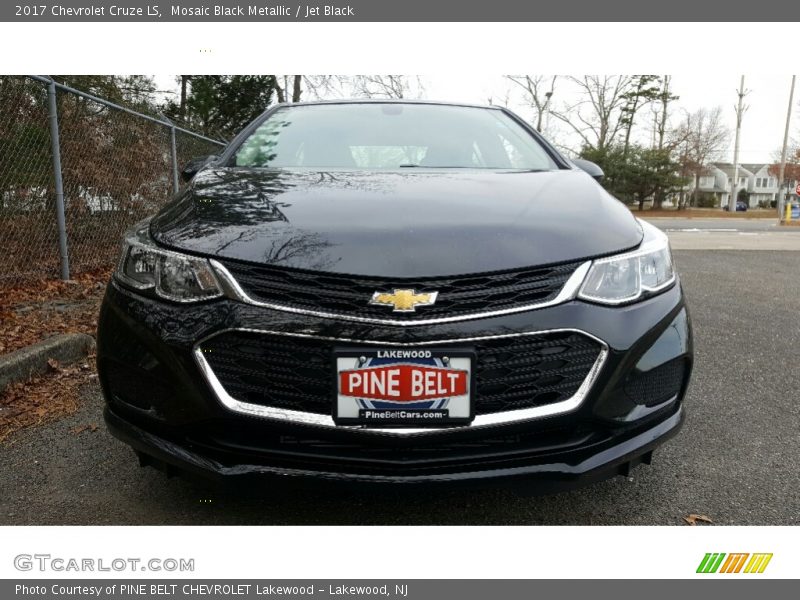 Mosaic Black Metallic / Jet Black 2017 Chevrolet Cruze LS