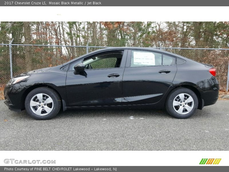 Mosaic Black Metallic / Jet Black 2017 Chevrolet Cruze LS