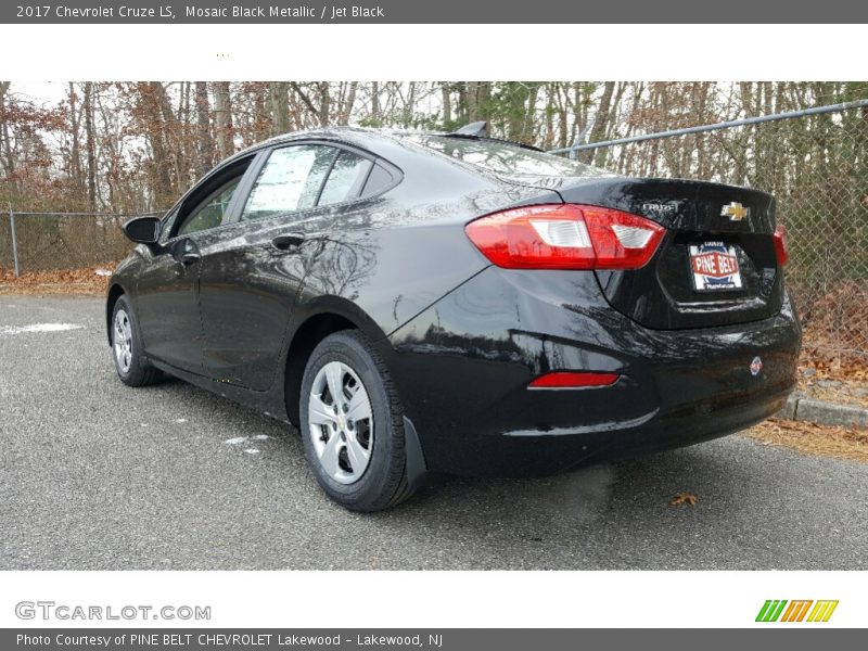 Mosaic Black Metallic / Jet Black 2017 Chevrolet Cruze LS