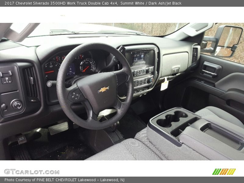 2017 Silverado 3500HD Work Truck Double Cab 4x4 Dark Ash/Jet Black Interior