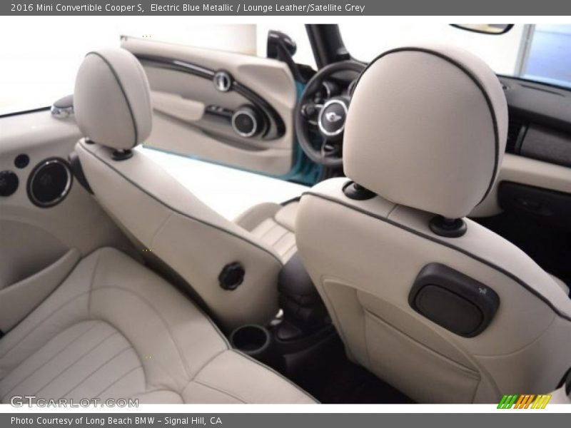 Electric Blue Metallic / Lounge Leather/Satellite Grey 2016 Mini Convertible Cooper S