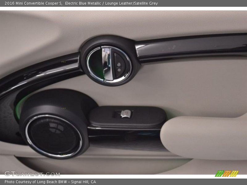 Electric Blue Metallic / Lounge Leather/Satellite Grey 2016 Mini Convertible Cooper S
