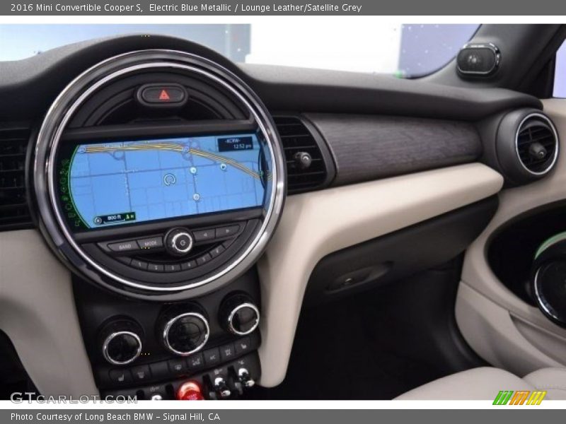 Navigation of 2016 Convertible Cooper S