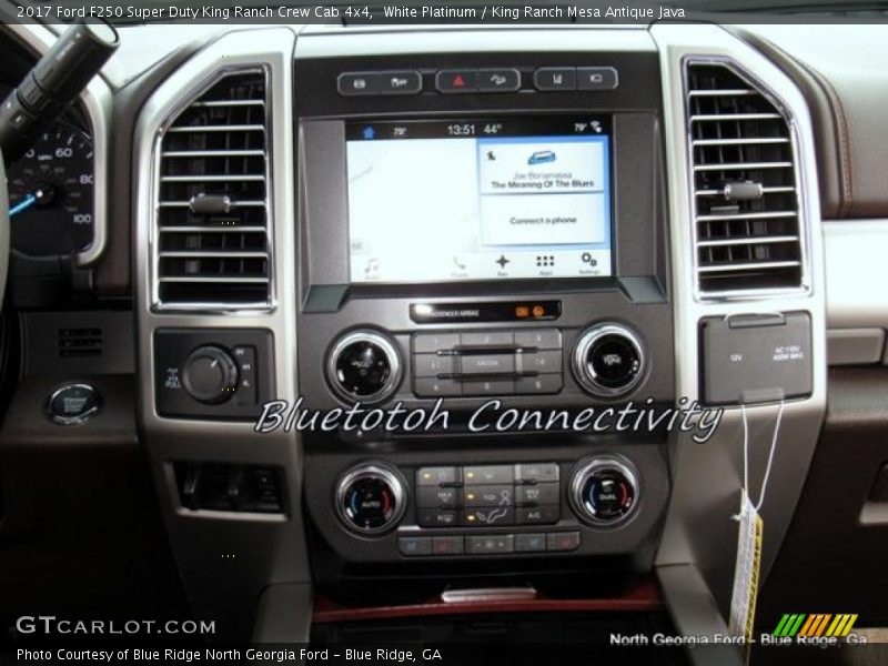 White Platinum / King Ranch Mesa Antique Java 2017 Ford F250 Super Duty King Ranch Crew Cab 4x4