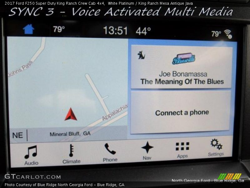 White Platinum / King Ranch Mesa Antique Java 2017 Ford F250 Super Duty King Ranch Crew Cab 4x4