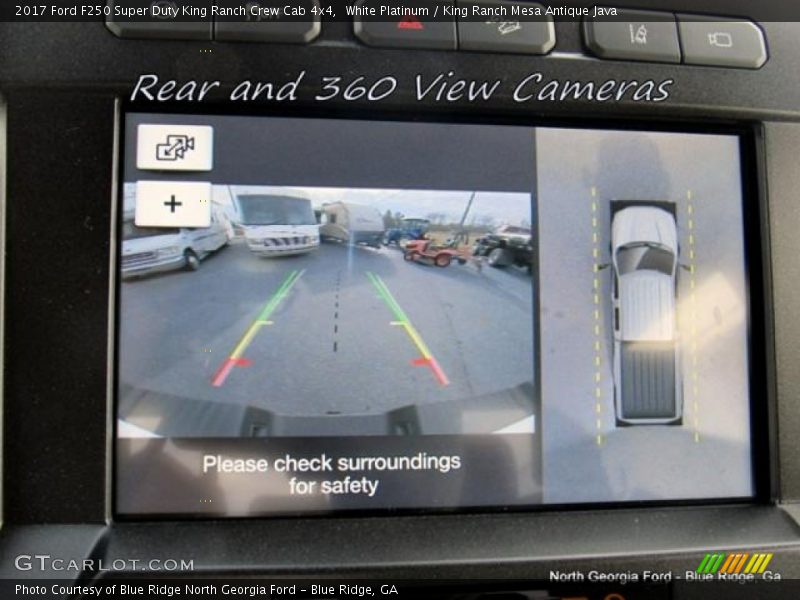 White Platinum / King Ranch Mesa Antique Java 2017 Ford F250 Super Duty King Ranch Crew Cab 4x4