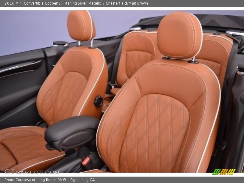 Front Seat of 2016 Convertible Cooper S