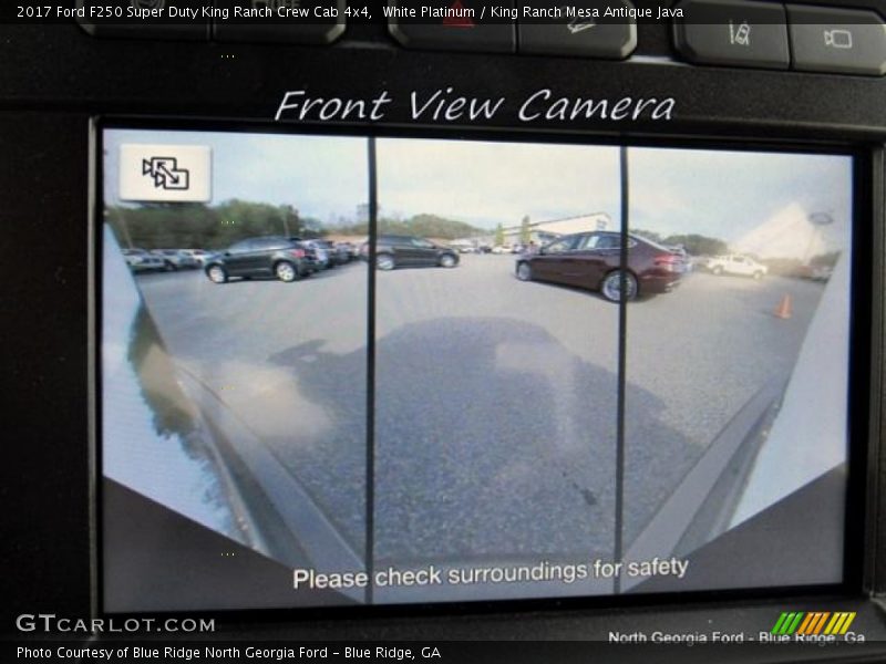 White Platinum / King Ranch Mesa Antique Java 2017 Ford F250 Super Duty King Ranch Crew Cab 4x4