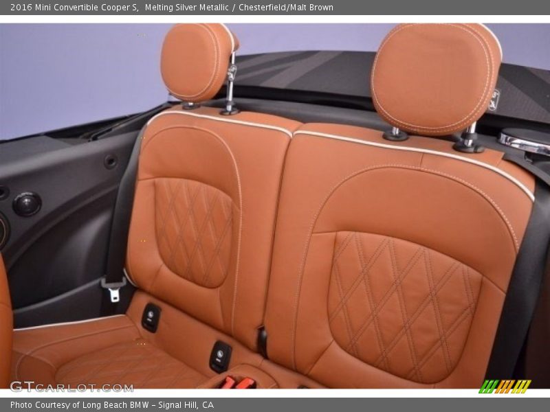 Rear Seat of 2016 Convertible Cooper S