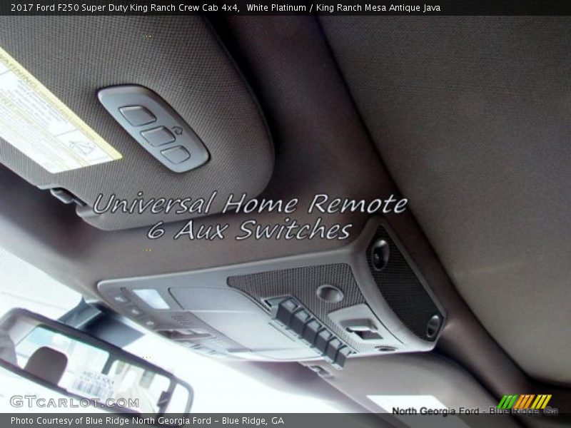 White Platinum / King Ranch Mesa Antique Java 2017 Ford F250 Super Duty King Ranch Crew Cab 4x4