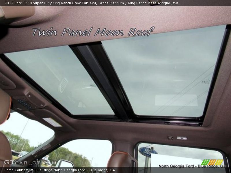 White Platinum / King Ranch Mesa Antique Java 2017 Ford F250 Super Duty King Ranch Crew Cab 4x4