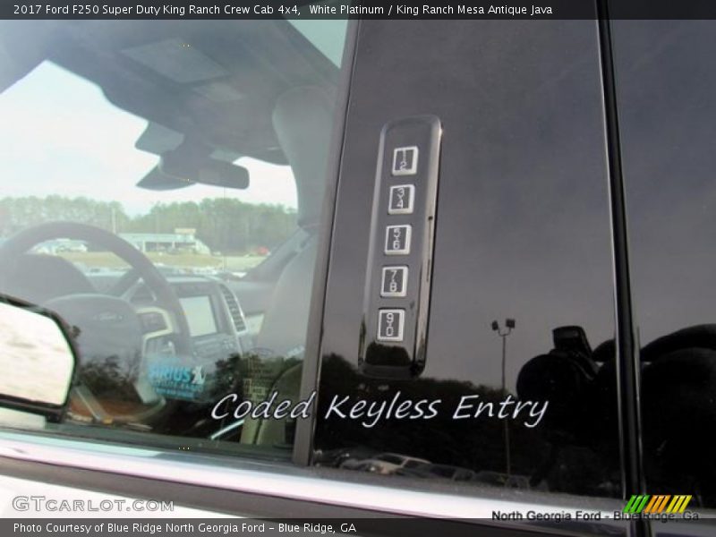 White Platinum / King Ranch Mesa Antique Java 2017 Ford F250 Super Duty King Ranch Crew Cab 4x4
