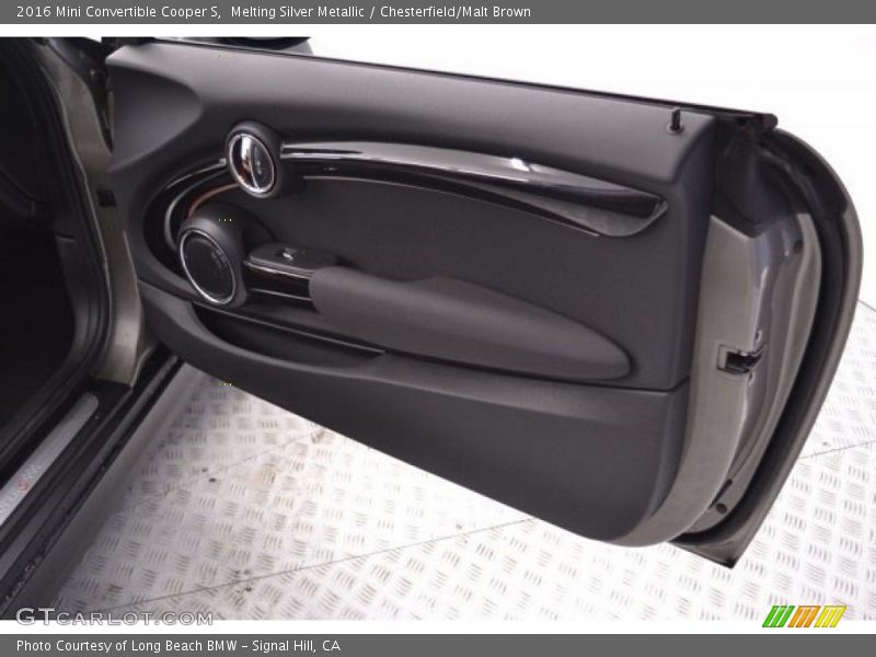 Melting Silver Metallic / Chesterfield/Malt Brown 2016 Mini Convertible Cooper S
