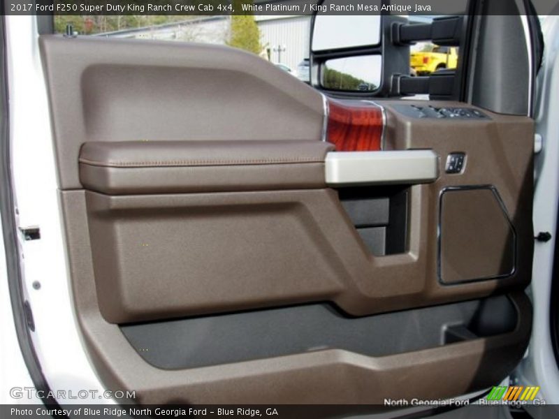 White Platinum / King Ranch Mesa Antique Java 2017 Ford F250 Super Duty King Ranch Crew Cab 4x4