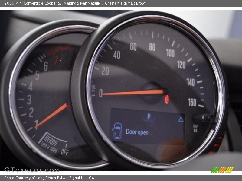 Melting Silver Metallic / Chesterfield/Malt Brown 2016 Mini Convertible Cooper S