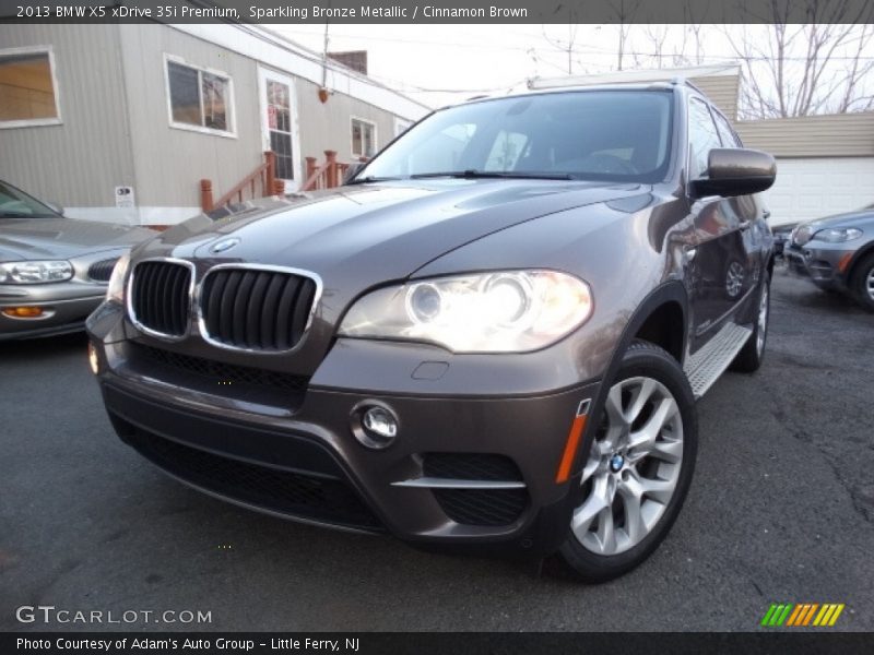 Sparkling Bronze Metallic / Cinnamon Brown 2013 BMW X5 xDrive 35i Premium