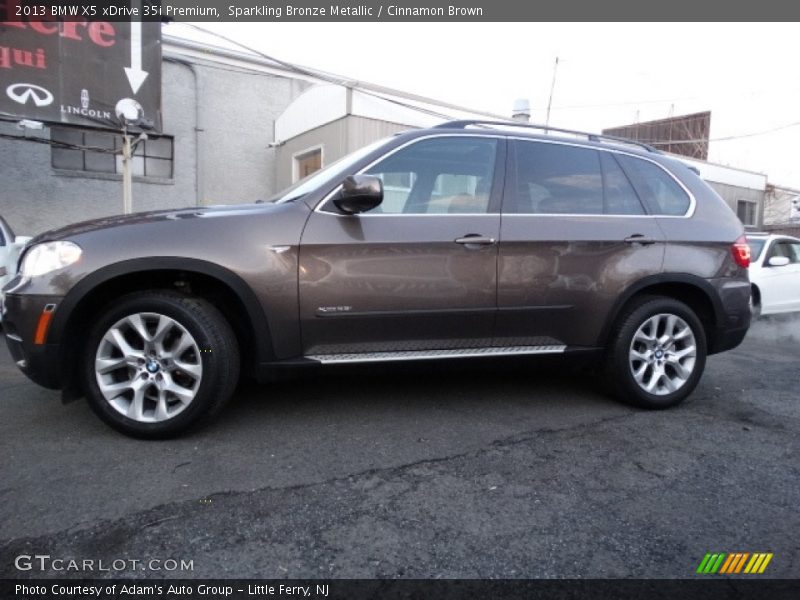 Sparkling Bronze Metallic / Cinnamon Brown 2013 BMW X5 xDrive 35i Premium
