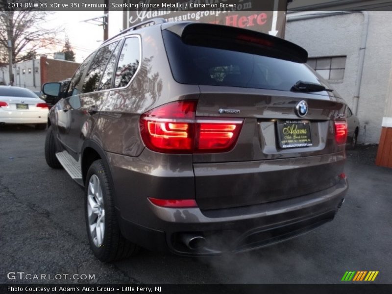 Sparkling Bronze Metallic / Cinnamon Brown 2013 BMW X5 xDrive 35i Premium