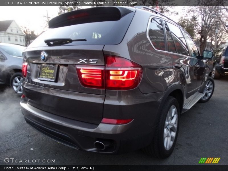 Sparkling Bronze Metallic / Cinnamon Brown 2013 BMW X5 xDrive 35i Premium