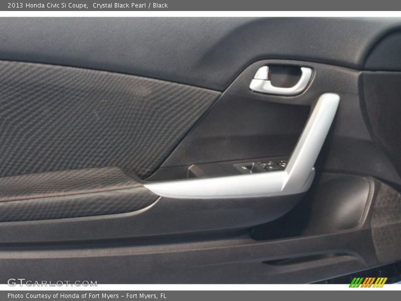 Crystal Black Pearl / Black 2013 Honda Civic Si Coupe