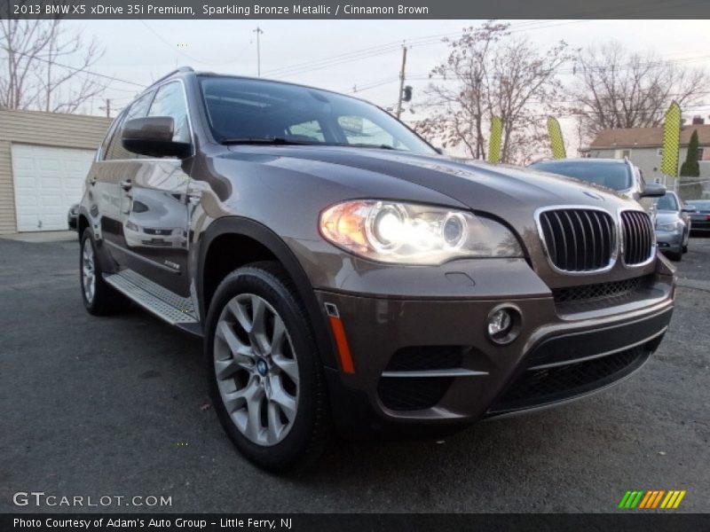 Sparkling Bronze Metallic / Cinnamon Brown 2013 BMW X5 xDrive 35i Premium